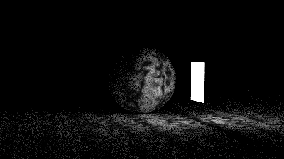 Image 17: Scene with rectangle light source